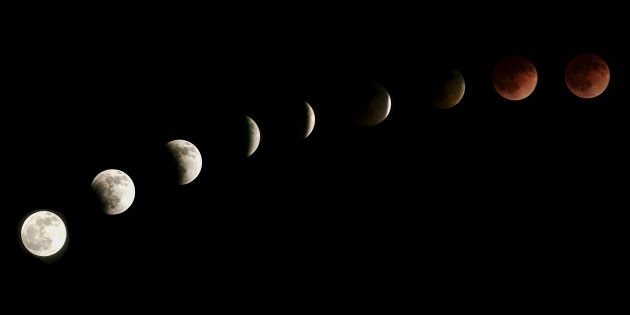 Eclipse De Lune Mars Sinvite Pour Léclipse Lunaire La