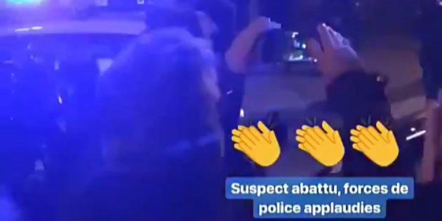 La police applaudie dans les rues de Strasbourg après avoir abattu