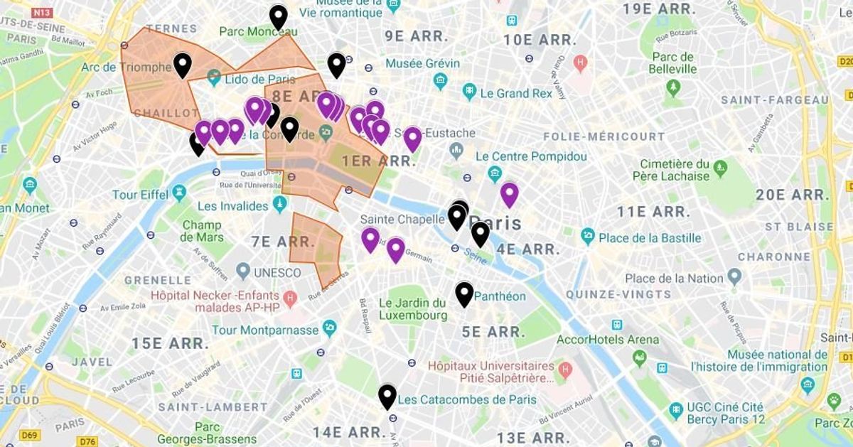 Acte V Des Gilets Jaunes à Paris Les Lieux à éviter En