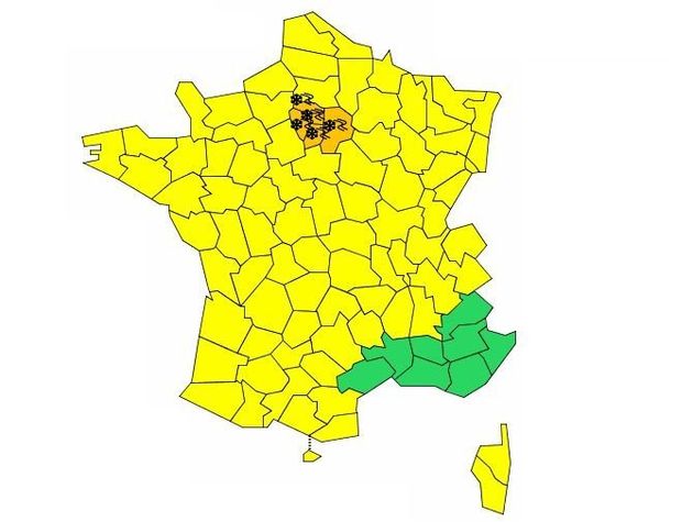 Île-de-France: 8 départements encore en vigilance orange, la neige