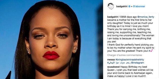 Pour Son 30e Anniversaire Rihanna Remercie Sa Mere Dans Un Message Touchant Le Huffpost