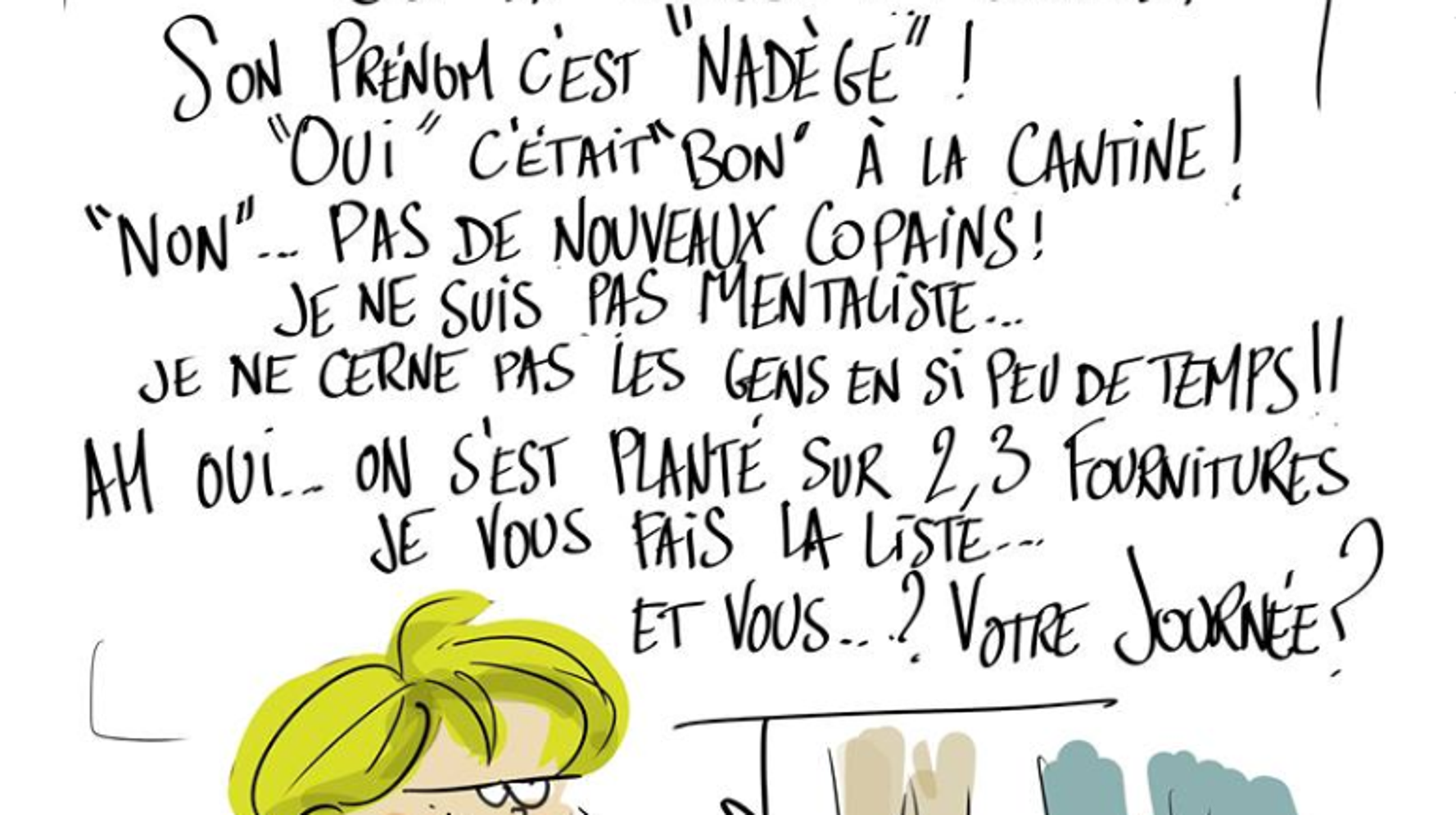 Apres La Rentree Scolaire Les Parents Vont Se Reconnaitre Dans Ce Dessin Le Huffington Post Life