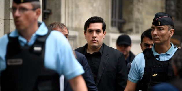 Esteban Morillo arrivant à la cour d'assises de Paris le 4 septembre