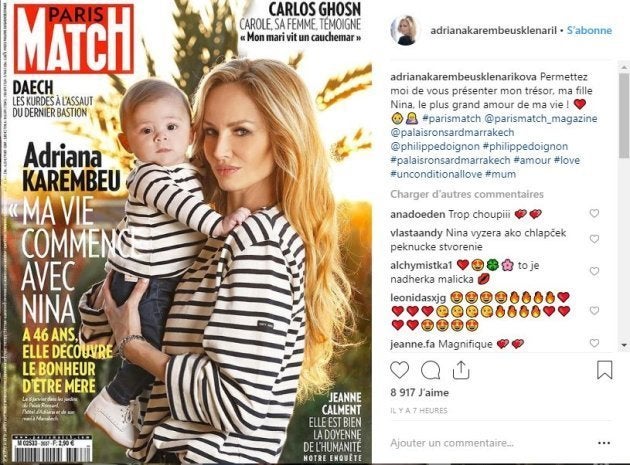 Adriana Karembeu Pose Avec Son Bebe Nina Dans Paris Match Le Huffpost Adriana Karembeu Pose Avec Son Bebe Nina Dans Paris Match Le Huffpost