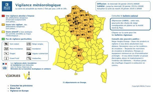 Tempete Gabriel 31 Departements En Vigilance Orange Le Huffpost