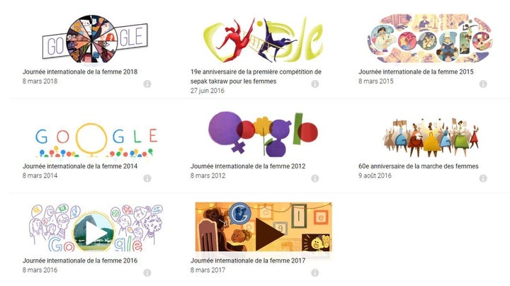 Le Doodle De Google Parle Enfin De Journee Internationale Des Droits Des Femmes Et Pas De La Femme Et En Plus C Est Tres Beau Le Huffington Post Life