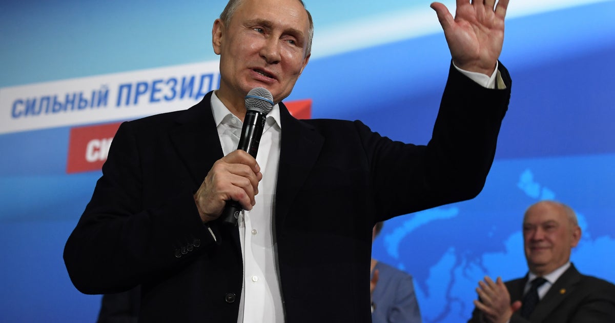 Vladimir Poutine largement réélu dès le 1er tour de l'élection ...
