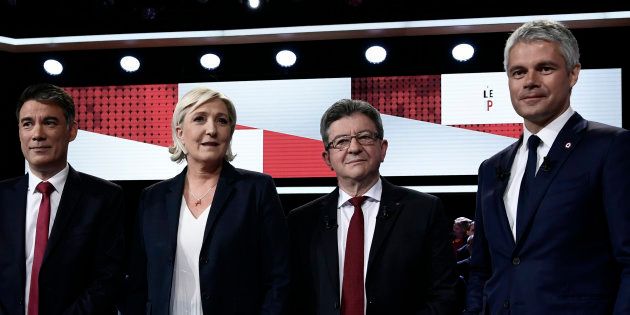 Olivier Faure, Marine Le Pen, Jean-Luc Mélenchon et Laurent Wauquiez réunis sur le plateau de France...