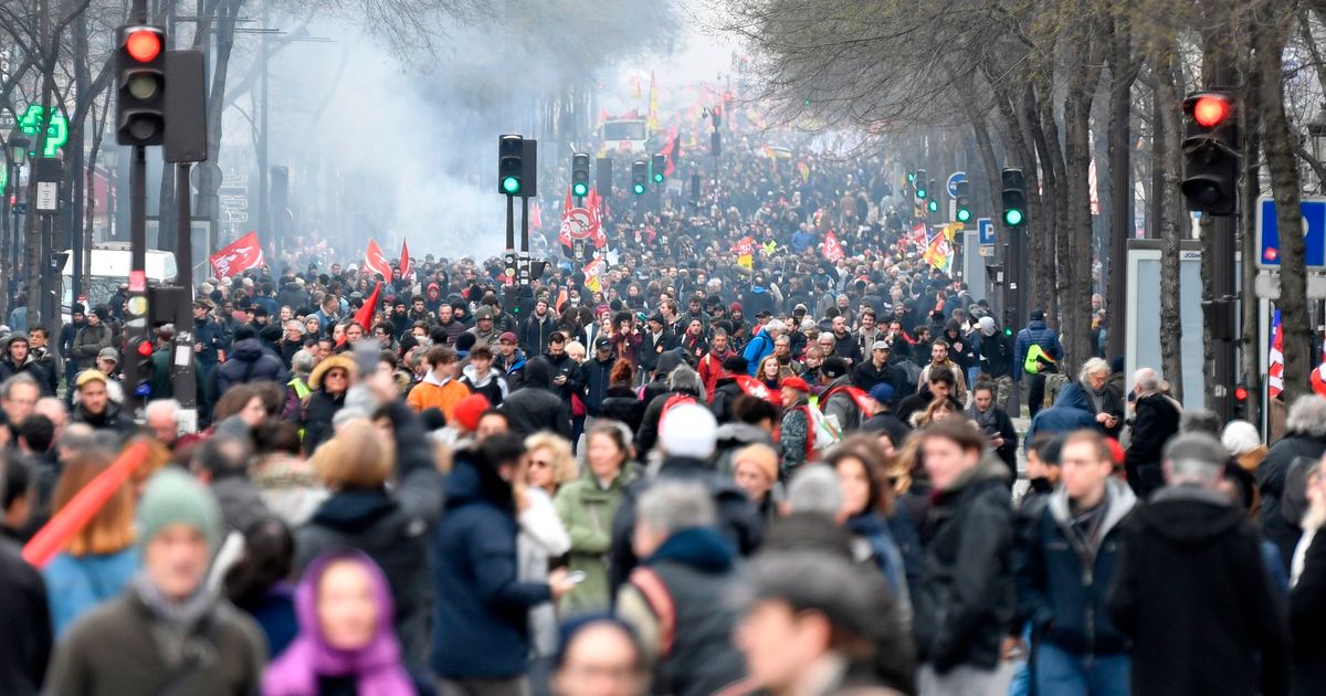 La grève du 22 mars 2018 bien suivie à la SNCF, 400.000 manifestants en