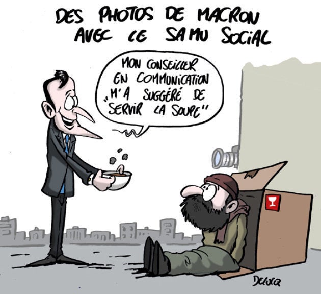 Gratuit Images Emmanuel Macron Sert Il Les Sdf Ou S En Sert Il Le Huffington Post dernière salutations