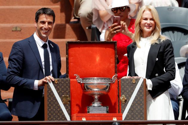 Avant la finale Rafael Nadal-Stan Wawrinka, Nicole Kidman a donné à Roland-Garros des allures de festival...
