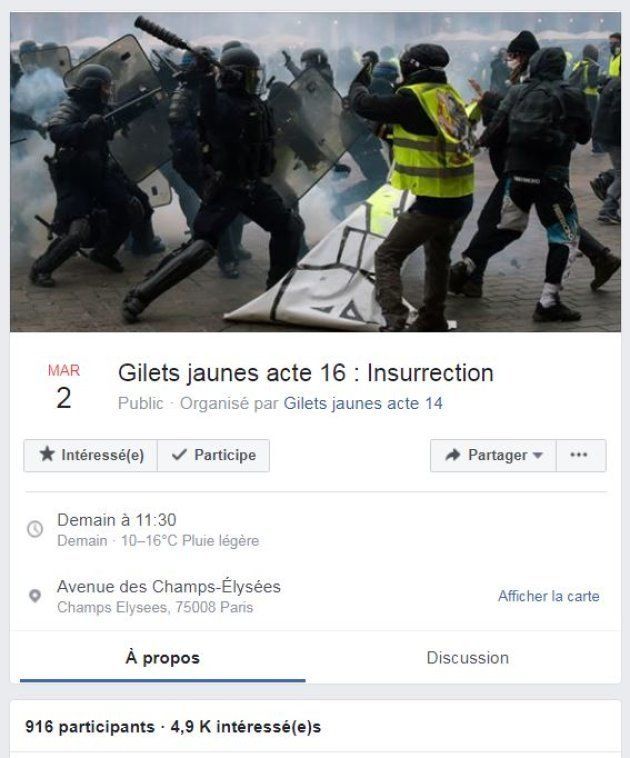 Ce Que Prévoient Les Gilets Jaunes Pour Lacte Xvi Le