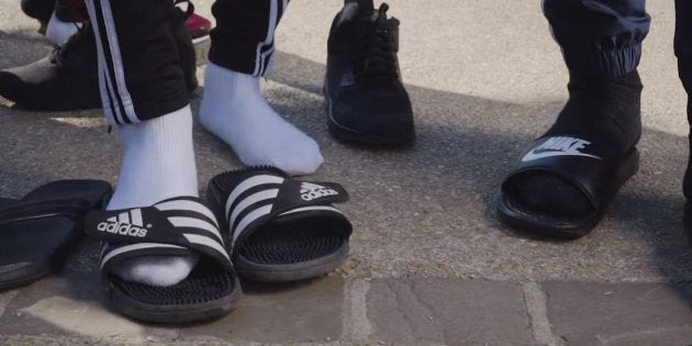 claquette chaussette