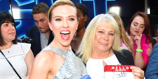 Scarlett Johansson a invité son sosie de 72 ans à l'avant-première