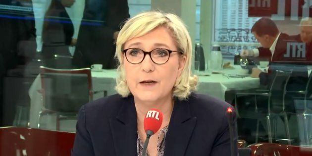 Marine Le Pen sur RTL mardi 10