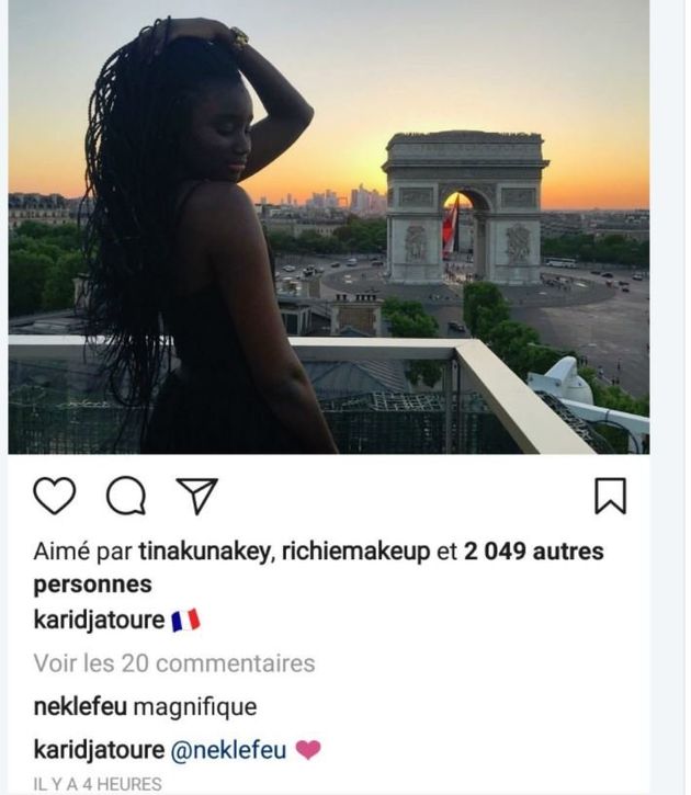 Ce commentaire sur la photo de l'actrice française Karidja Touré affole les fans de