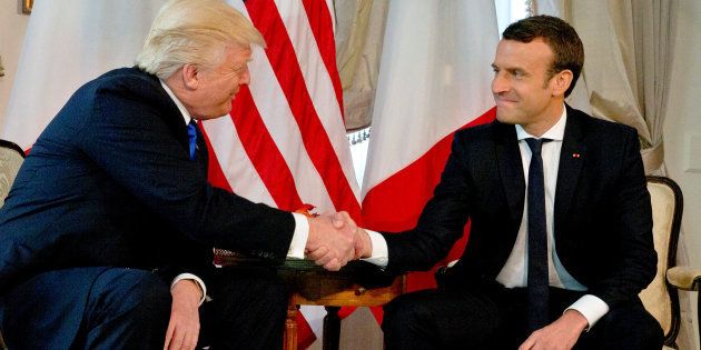 Donald Trump a accepté la proposition d'Emmanuel Macron d'être présent au défilé du 14
