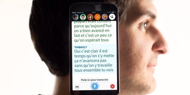 Ava L Application Qui Traduit Les Conversations Pour Les Sourds Et Les Malentendants Plus Vite Que Son Ombre Le Huffington Post Ca Marche