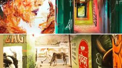 Les images envoûtantes d'une cité U de Paris inondée par le street art avant sa