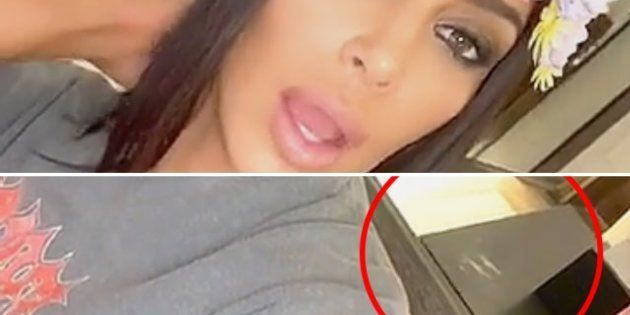 Kim Kardashian assure que les traces blanches ne sont pas de la