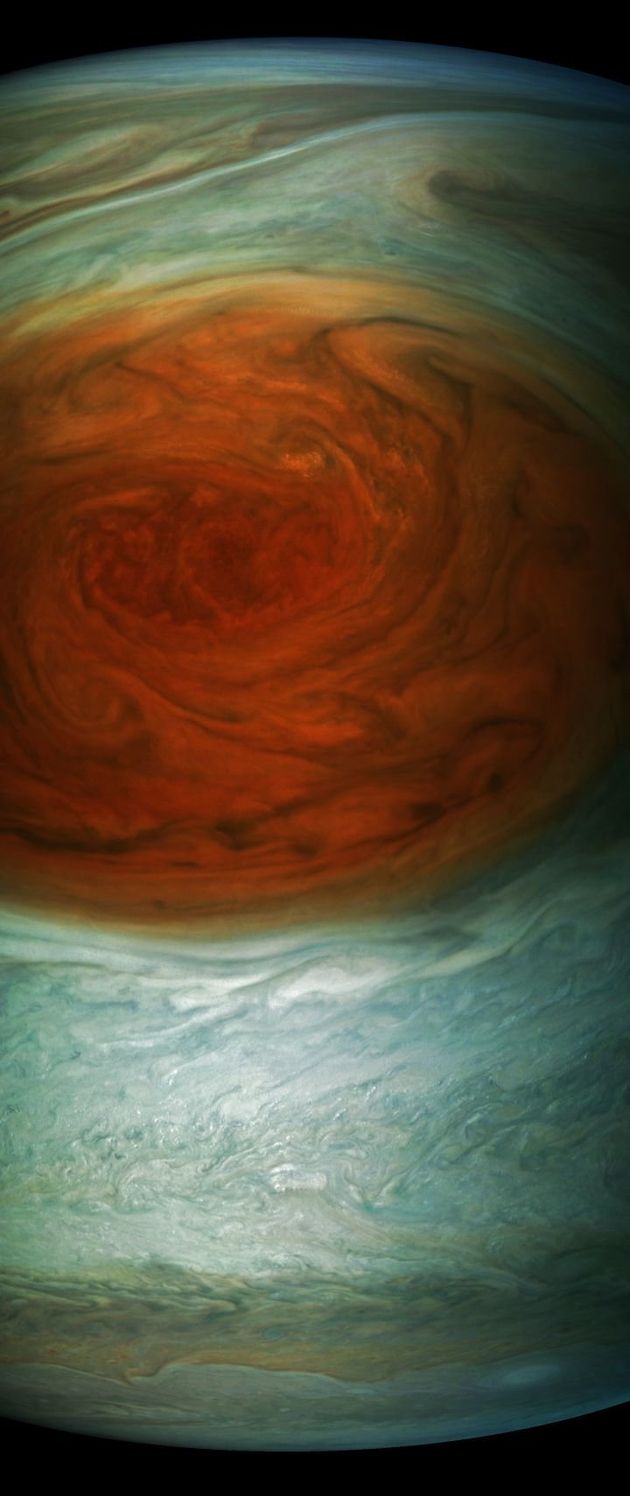 On n'avait jamais vu la Grande Tache rouge de Jupiter d'aussi