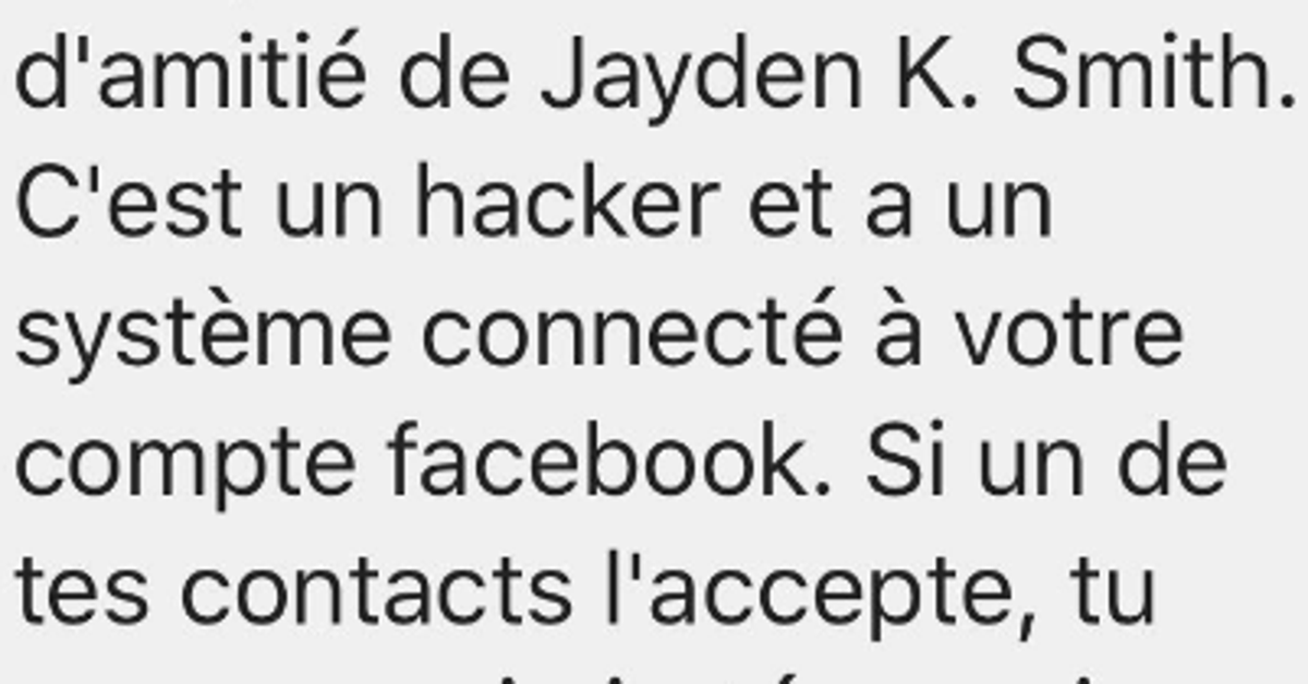 Accepter Jayden K Smith En Ami Sur Facebook Ne Piratera