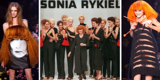 Des rayures et une coiffure : comment Sonia Rykiel a fait d'elle-même l'icône de sa