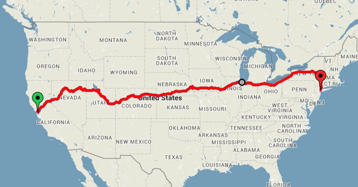 trip across america by train
