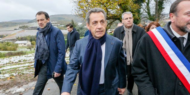 Nicolas Sarkozy, le 9 novembre, en visite dans le vignoble du