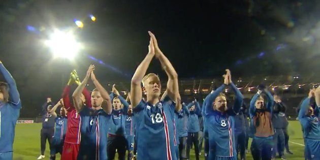 Mondial 2018 L Islande Se Qualifie Pour La Premiere Fois En Coupe Du Monde Le Huffpost