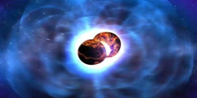 Une incroyable fusion d'étoiles à neutrons observée pour la première