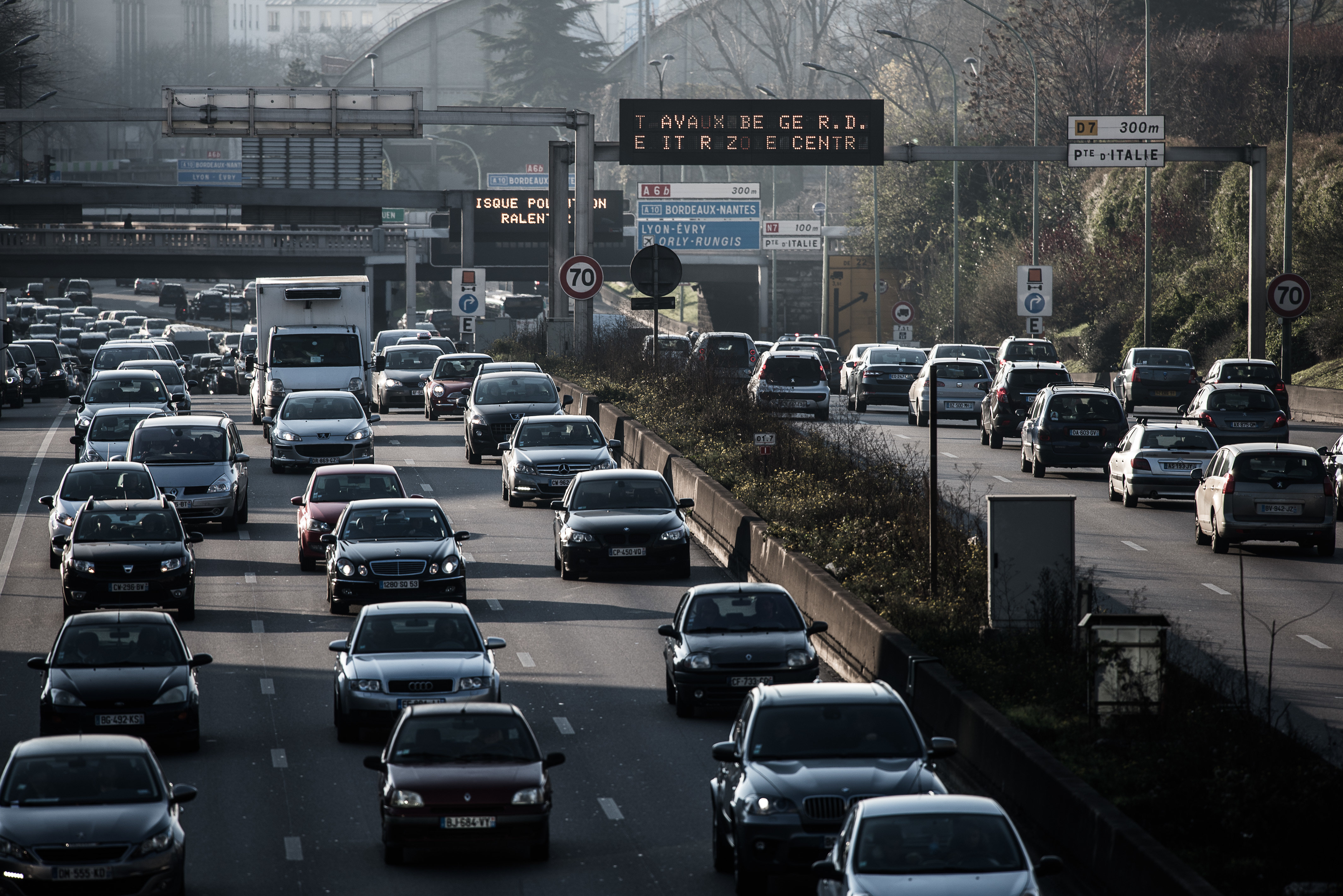 Pollution: circulation différenciée à partir du 3 mars en Île-de-France