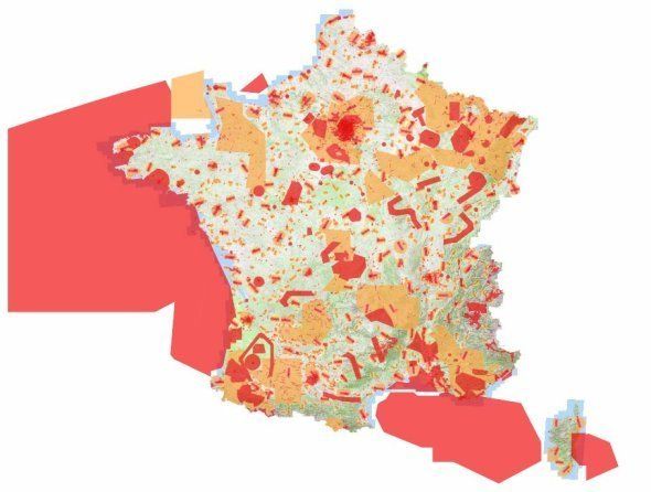 carte drone Vous avez reçu un drone à Noël? La carte de France des zones où 