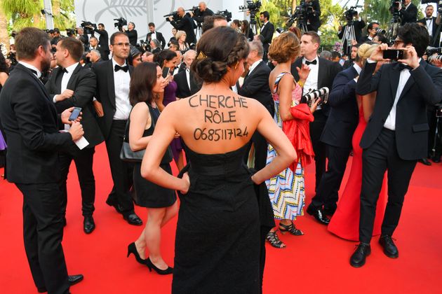 Au festival de Cannes 2017, cette actrice anonyme a trouvé l'astuce pour trouver du