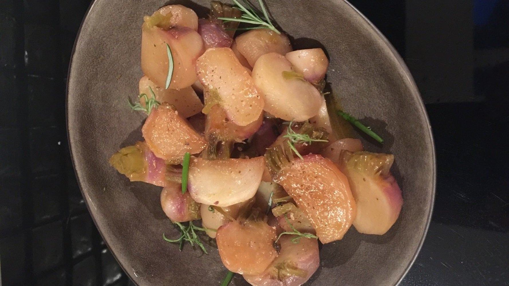 Ma recette, vite fait, bien fait, des navets nouveaux confits au miel