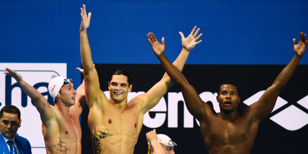 VIDÉO. Le Relais Français 4x100 M Nage Libre Messieurs Médaillé D'or ...