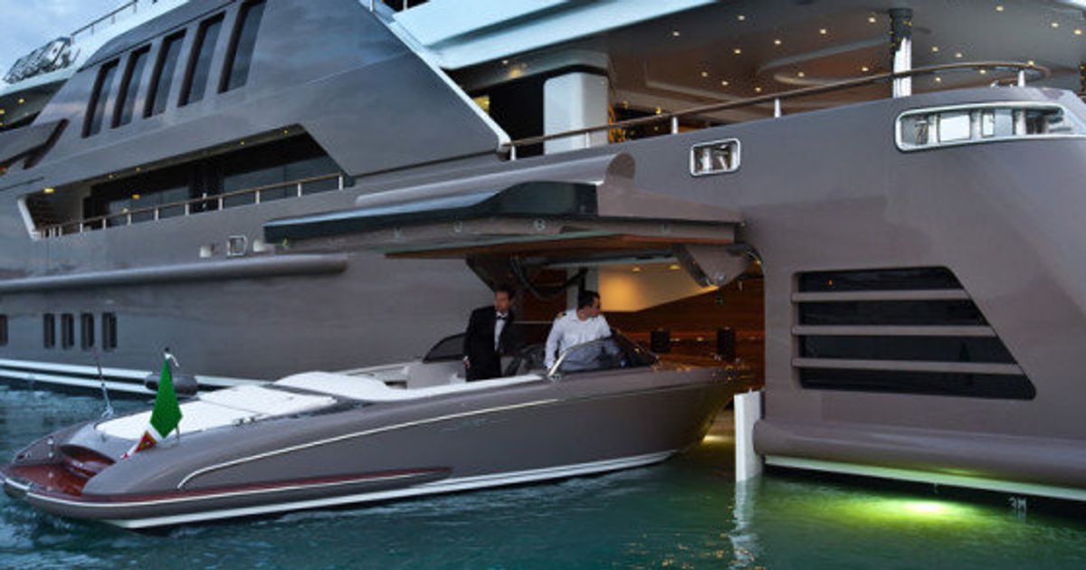 yachts with car garage