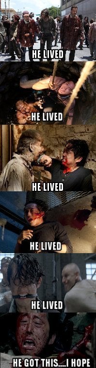 Télécharger gratuitement Images The Walking Dead Saison 6 Episode 3 Un Des Personnages dernière salutations