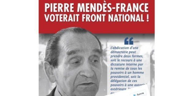 Le petit-fils de Pierre Mendes France dénonce une tentative de récup' du Front