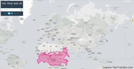 En Images Une Carte Du Monde Montre Les Pays à Leur Vraie