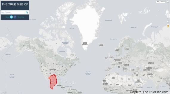 En Images Une Carte Du Monde Montre Les Pays à Leur Vraie