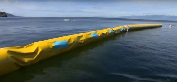 Ocean cleanup, le prototype pour dépolluer les océans, a été