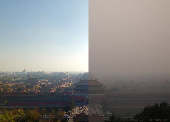PHOTOS. Airpocalypse Now: en pleines négociations climatiques à la COP21, un smog toxique recouvre