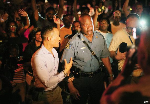 PHOTOS. Émeutes aux Etats-Unis: la situation s'apaise à Ferguson, la police se joint aux