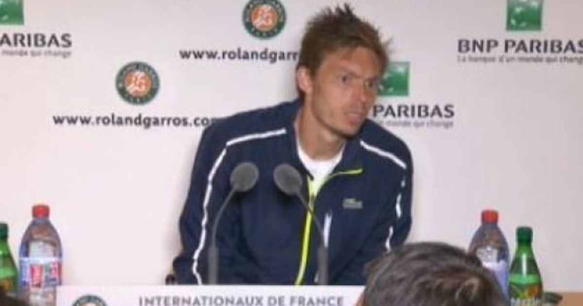VIDÉO. Roland-Garros 2014: Mahut face à la bourde d'un journaliste
