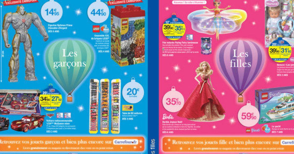 Cadeaux De Noël Les Catalogues De Jouets Continuent De Faire La Part Belle Aux Stéréotypes 8660