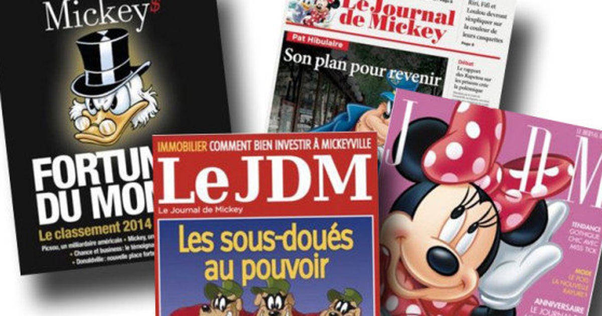 Le Journal De Mickey Fete Ses 80 Ans En Parodiant Elle Challenges Le Point 01 Net Le Huffpost