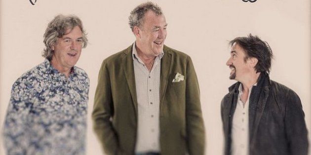PHOTO. Top Gear: Jeremy Clarkson avec Richard Hammond et James May signe chez