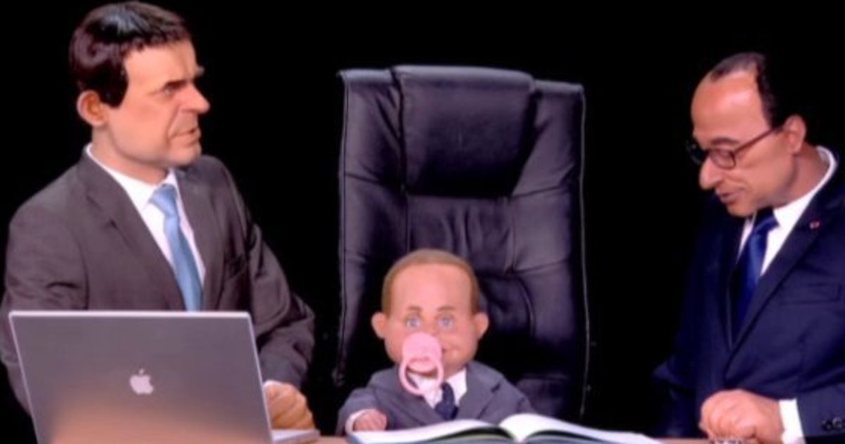 Video Emmanuel Macron Parodie Dans Les Guignols Avec Une Marionnette Representant Un Bebe Le Huffpost