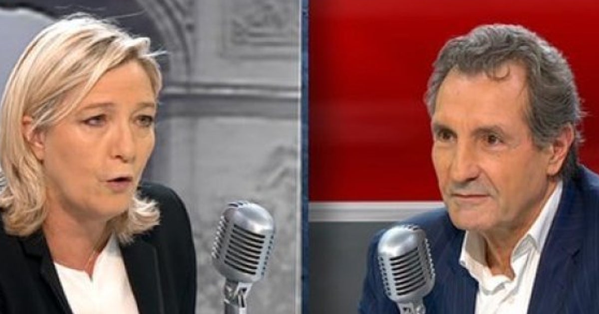 Marine Le Pen En Couple Avec Bourdin Photo Marine Le Pen s'en prend à Jean-Jacques Bourdin en tweetant des photos